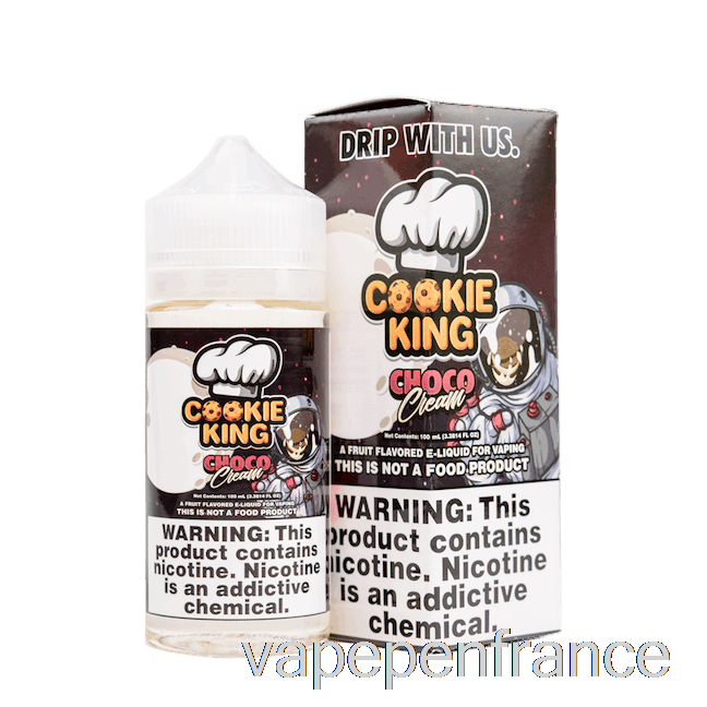 Crème Choco - Cookie King - Stylo Vape 100 Ml 6 Mg